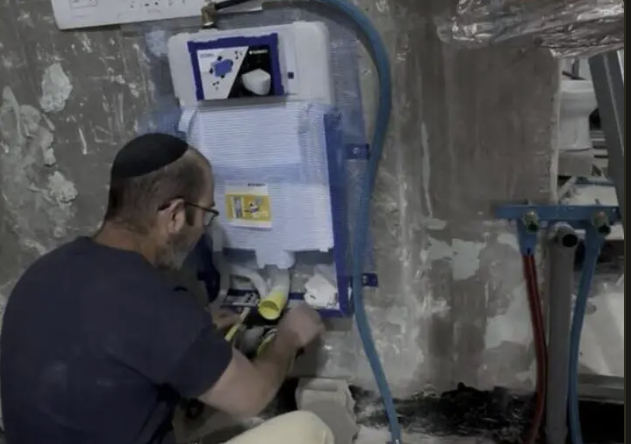 Plumbing rough-in and in-wall systems installed